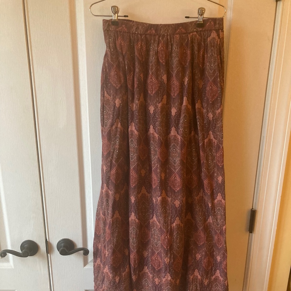 Cotton maxi skirt